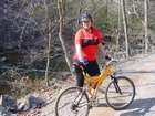 Tamar on a jersey trail
David